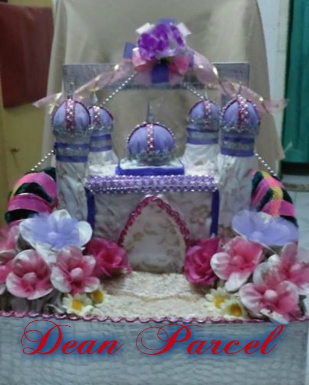 Hantaran Pernikahan Tema Ungu Perak berpadu Pink Dean