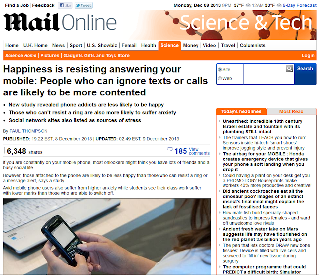 http://www.dailymail.co.uk/sciencetech/article-2520475/Happiness-resisting-answering-mobile-People-ignore-texts-calls-likely-contented.html