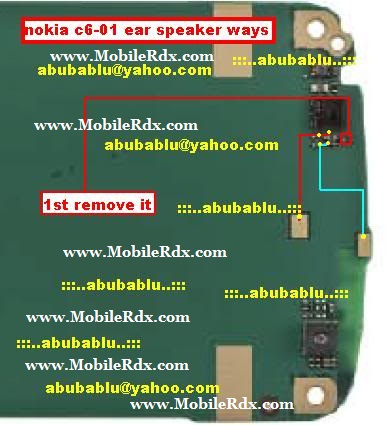 حل مشكلة سماعة الاذن نوكيا c6-01 Nokia+c6-01+ear+speaker+solution
