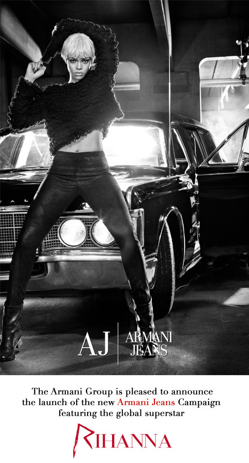 Smartologie Rihanna First Armani Jeans Ads Revealed