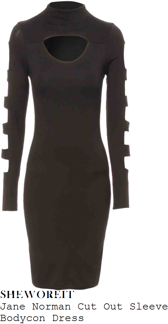 tamera-foster-black-long-sleeve-cut-out-detail-bodycon-dress-g-a-y