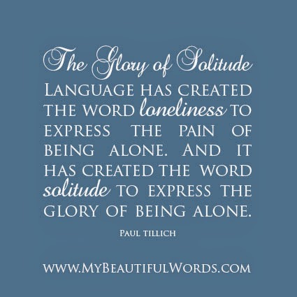 Words for Being Alone