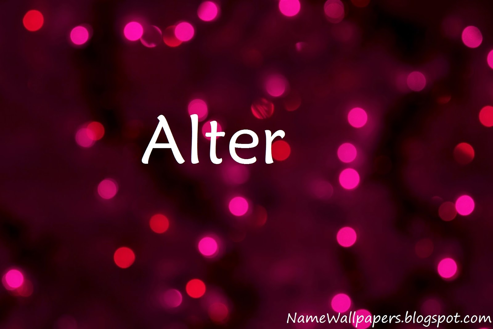 ALTER MEANING DEFINITION visual data 6