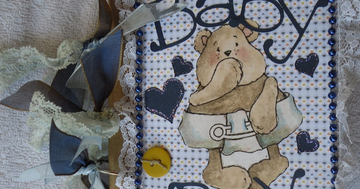 The Shabby Horse Cafe Baby Boy paper bag album