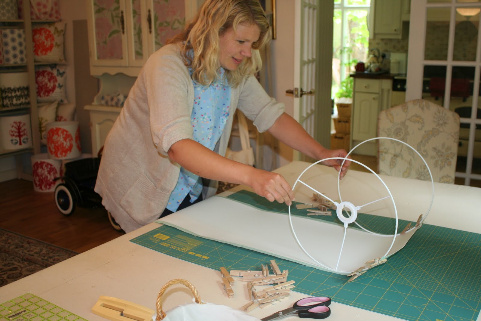 Modern Lampshade Making and Sally Moji Interiors