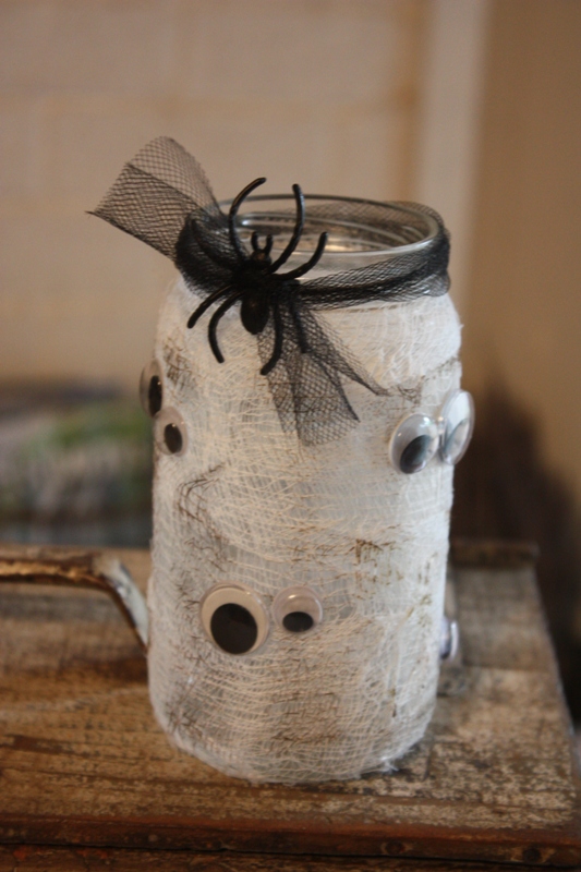 Christy Robbins Mummy Candle Holder