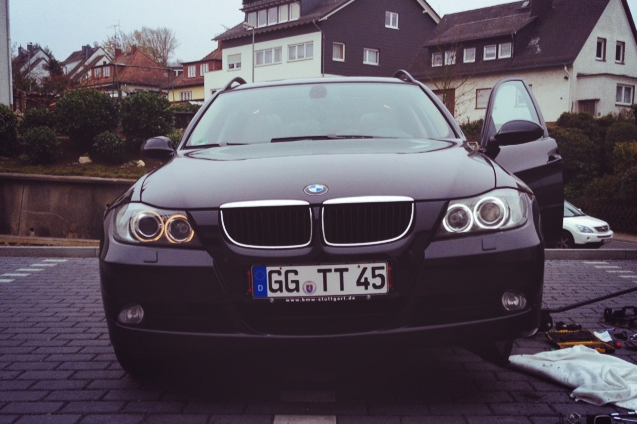 Mal schnell die Birnen vom Standlicht wechseln  #BMW #E90