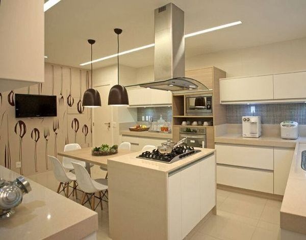 Decore Sua Mente, Seu Corpo E Seu Espaço Cozinhas Gourmet Com Mesa Acoplada # Ilha Quente Cozinha Decore Sua Mente, Seu Corpo E Seu Espaço Cozinhas Gourmet Com Mesa Acoplada # Ilha Quente Cozinha