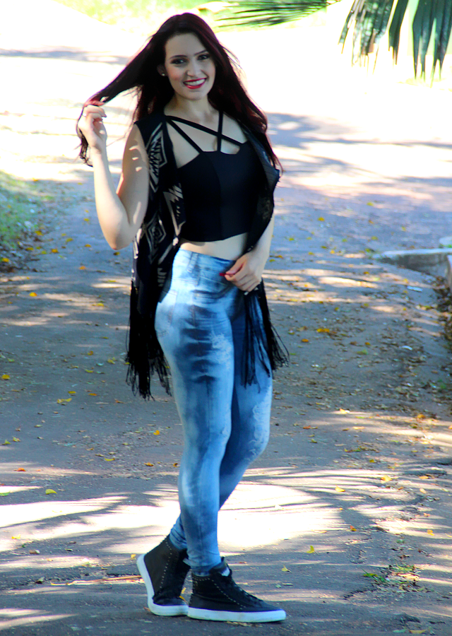 legging que parece jeans