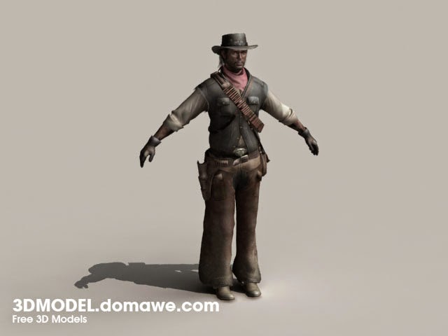 Domawe Net John Marston Bollard Twins Free 3d Models