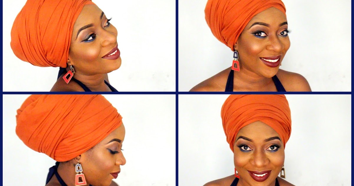 how to tie nigerian head wrap