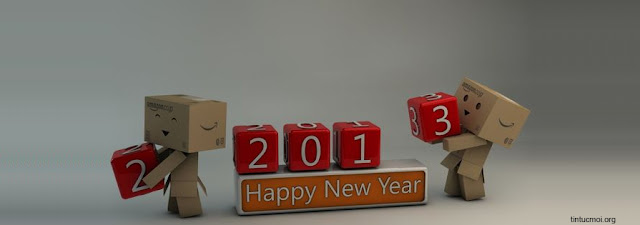 Ảnh bìa chúc mừng năm mới - Happy New Year 2013