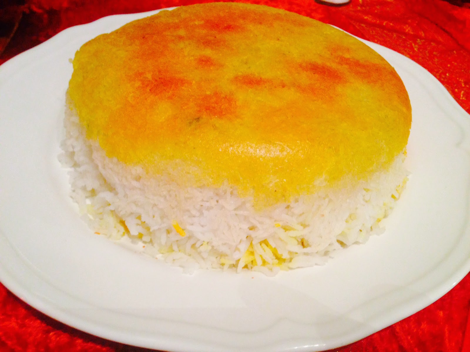 Perfect middleeastern saffron basmati rice Arctic Cloudberry