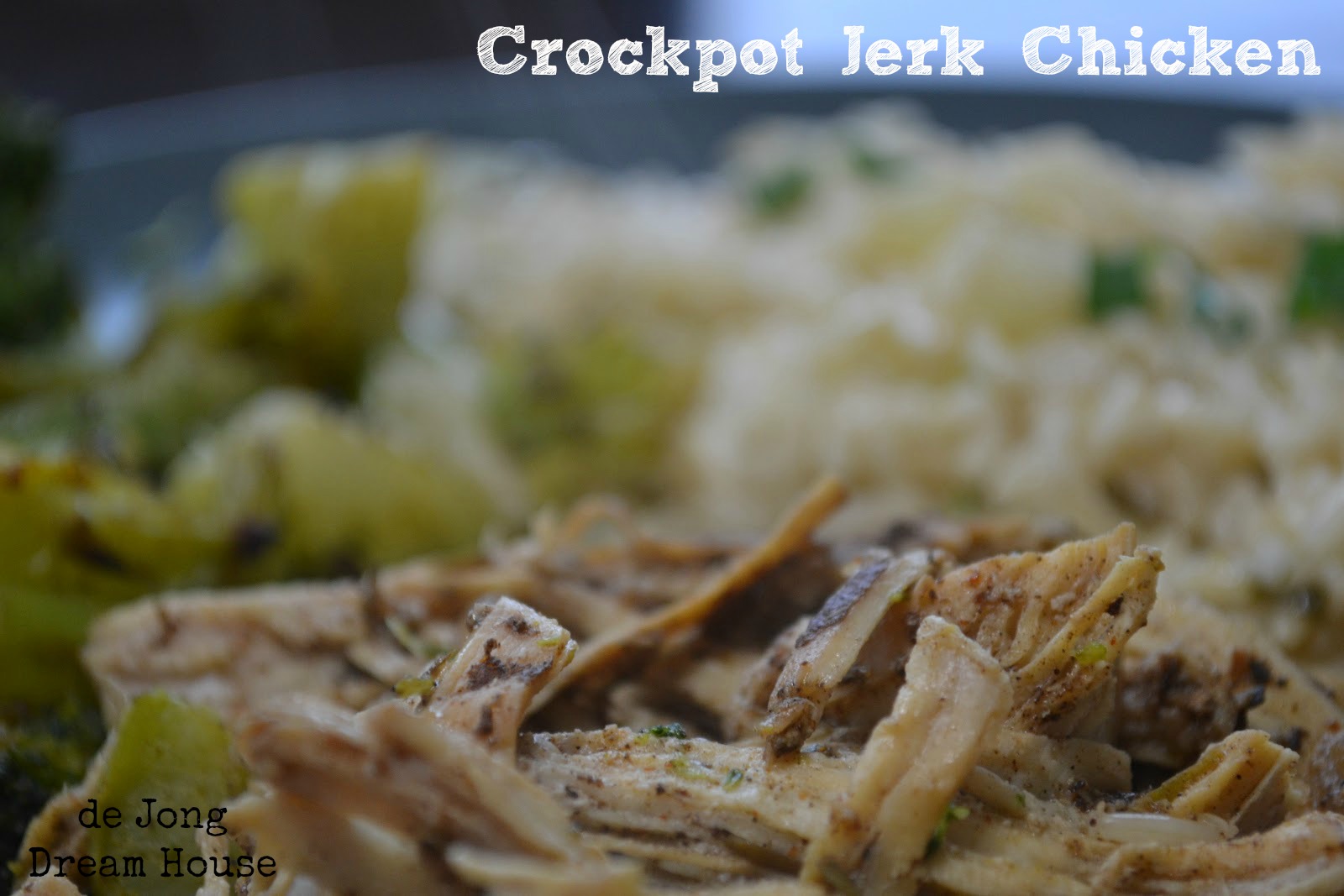 de Jong Dream House Crock Pot Jerk Chicken