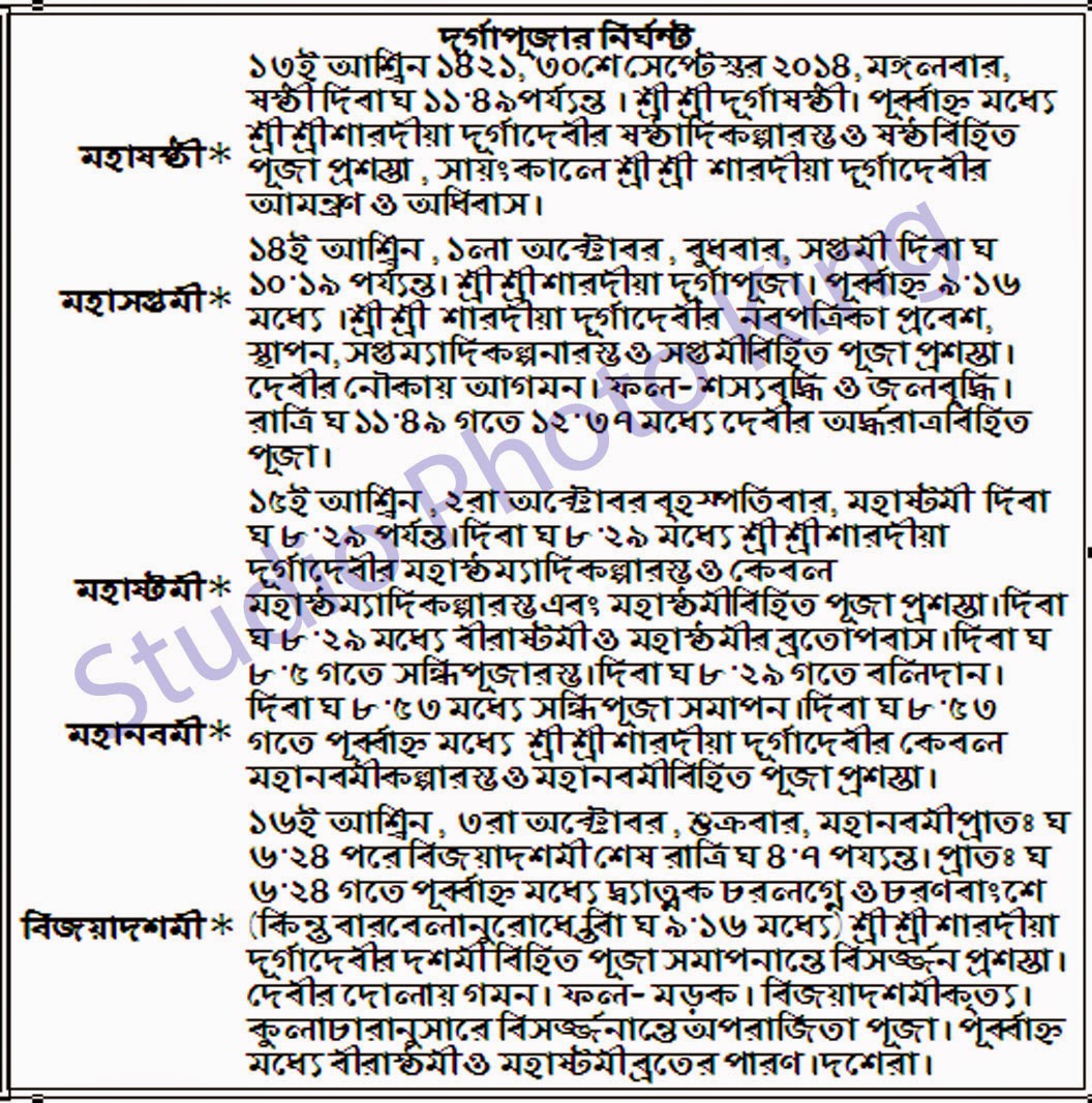 JABAR BELAI DEKHA HOLO KOTHA HOLO NA DURGA PUJA NIRGHANTA Bengali 1421