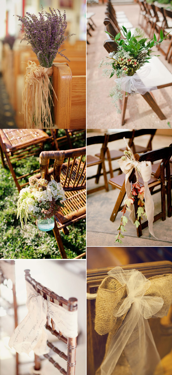Bodas Online: Decoración de las sillas para bodas en Jardín