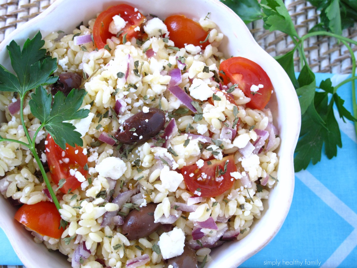 Greek Summer Orzo Salad