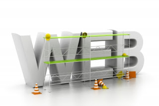 Web Under Construction Web Under Construction Button With Cones