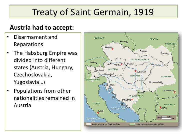 Lo Que Pasó en la Historia: September 10: Austria and its allies signed the Treaty of Saint-Germain recognizing the independence of Poland, Hungary, Czechoslovakia and Yugoslavia, in 1919.