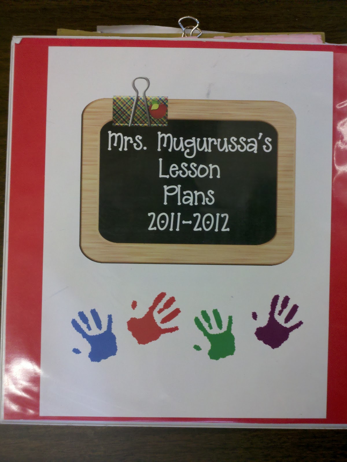 Time 4 Organization Teacher Plan Book