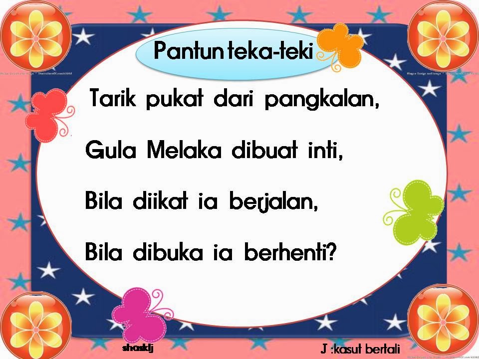 Pantun Teka Teki Jarjit Safekey