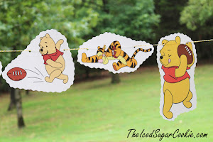 Care Bears Birthday Party Banner DIY Idea- Funshine Bear, Grumpy Bear, —  The Iced Sugar Cookie