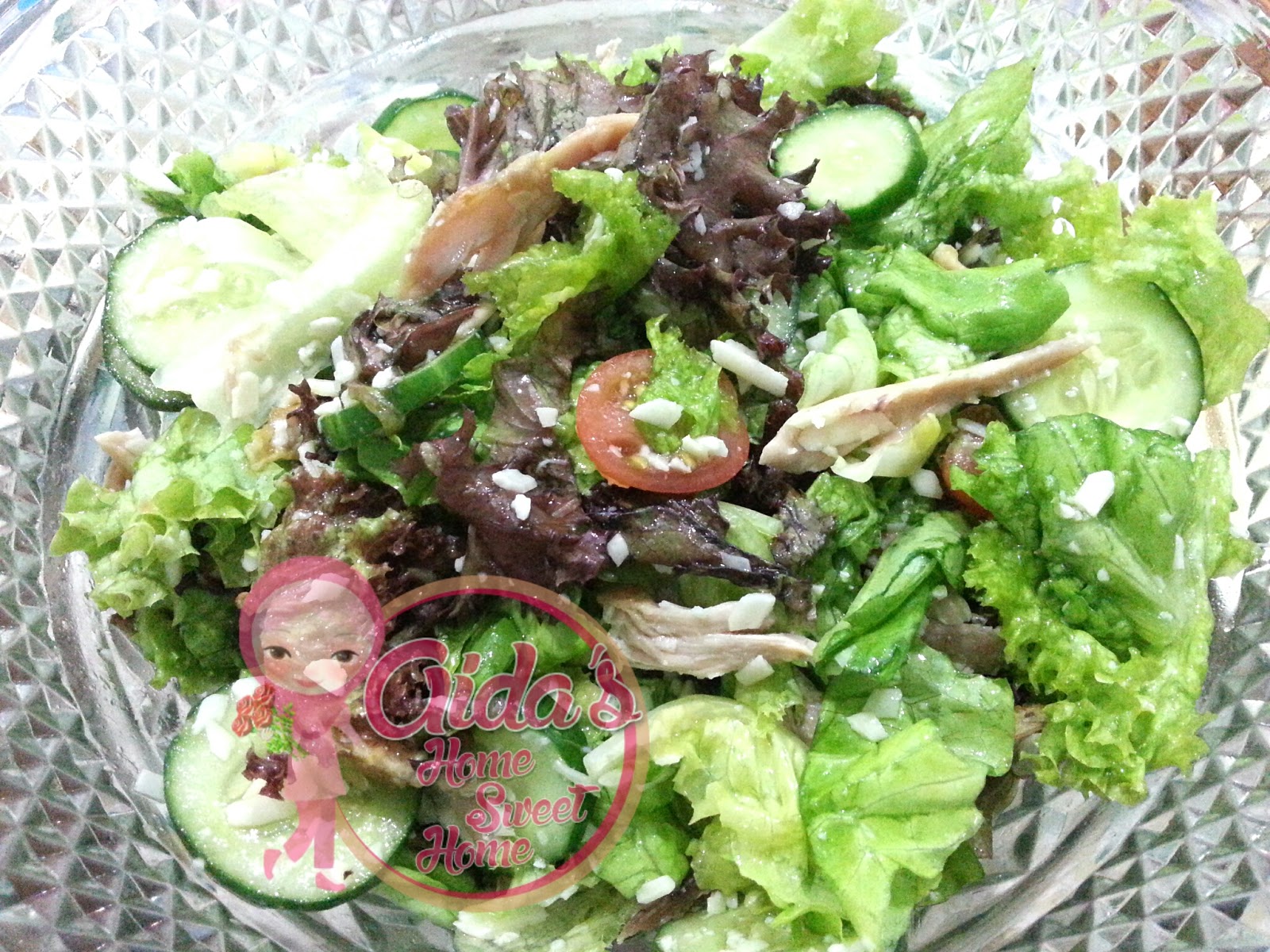 Resepi Salad Ayam Goreng Cheese Blog Adianiez