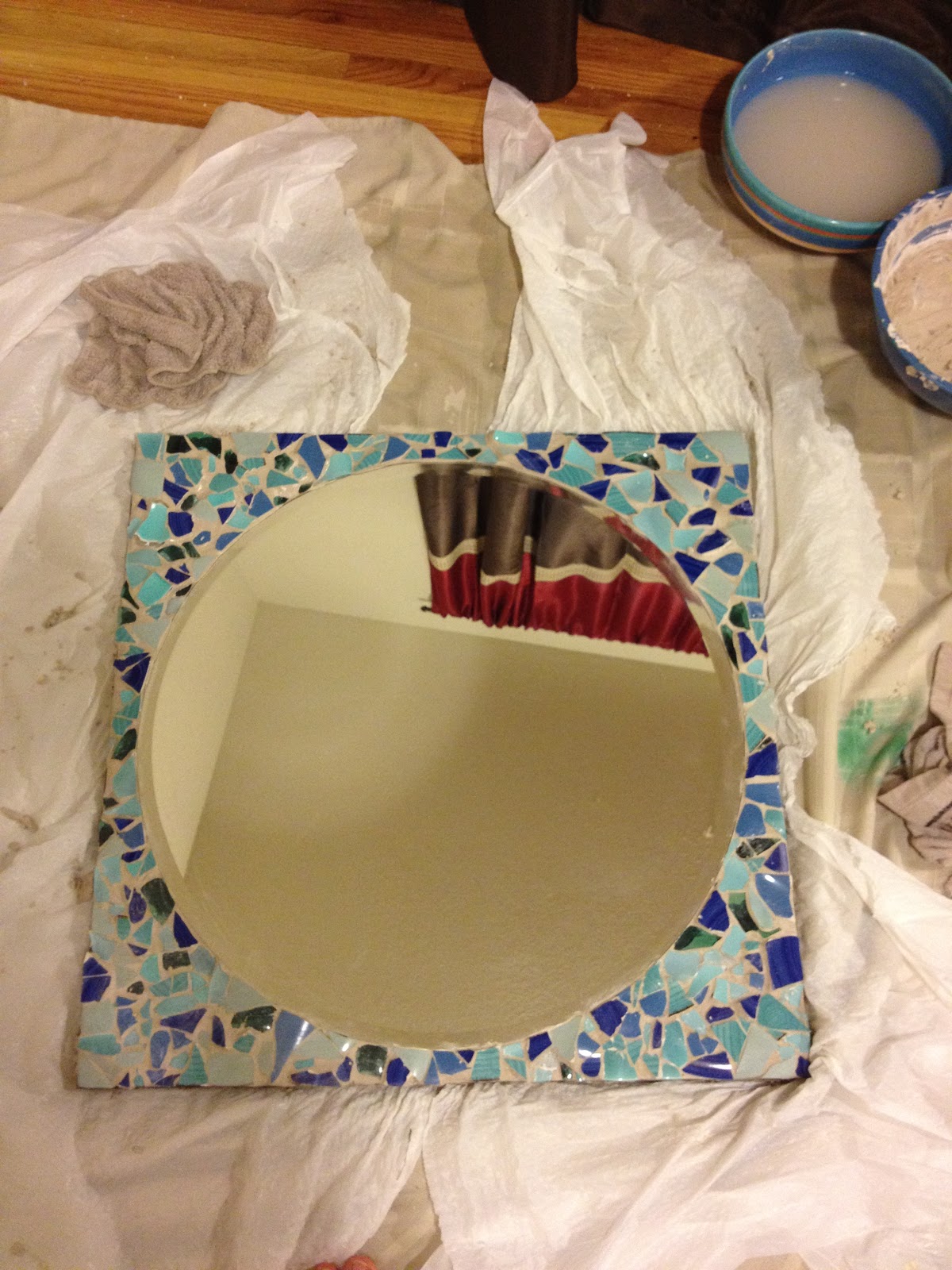 Little Mountain Momma DIY Mosaic Mirror
