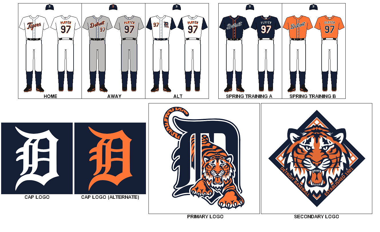 detroit tigers home uniform