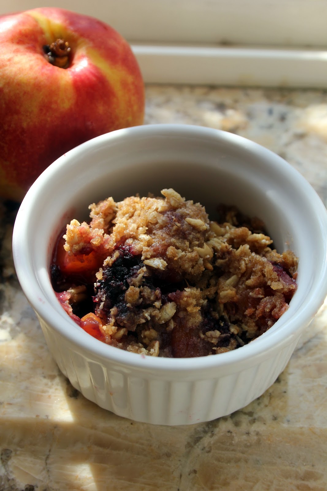 Grain Crazy Nectarine Berry Crumble
