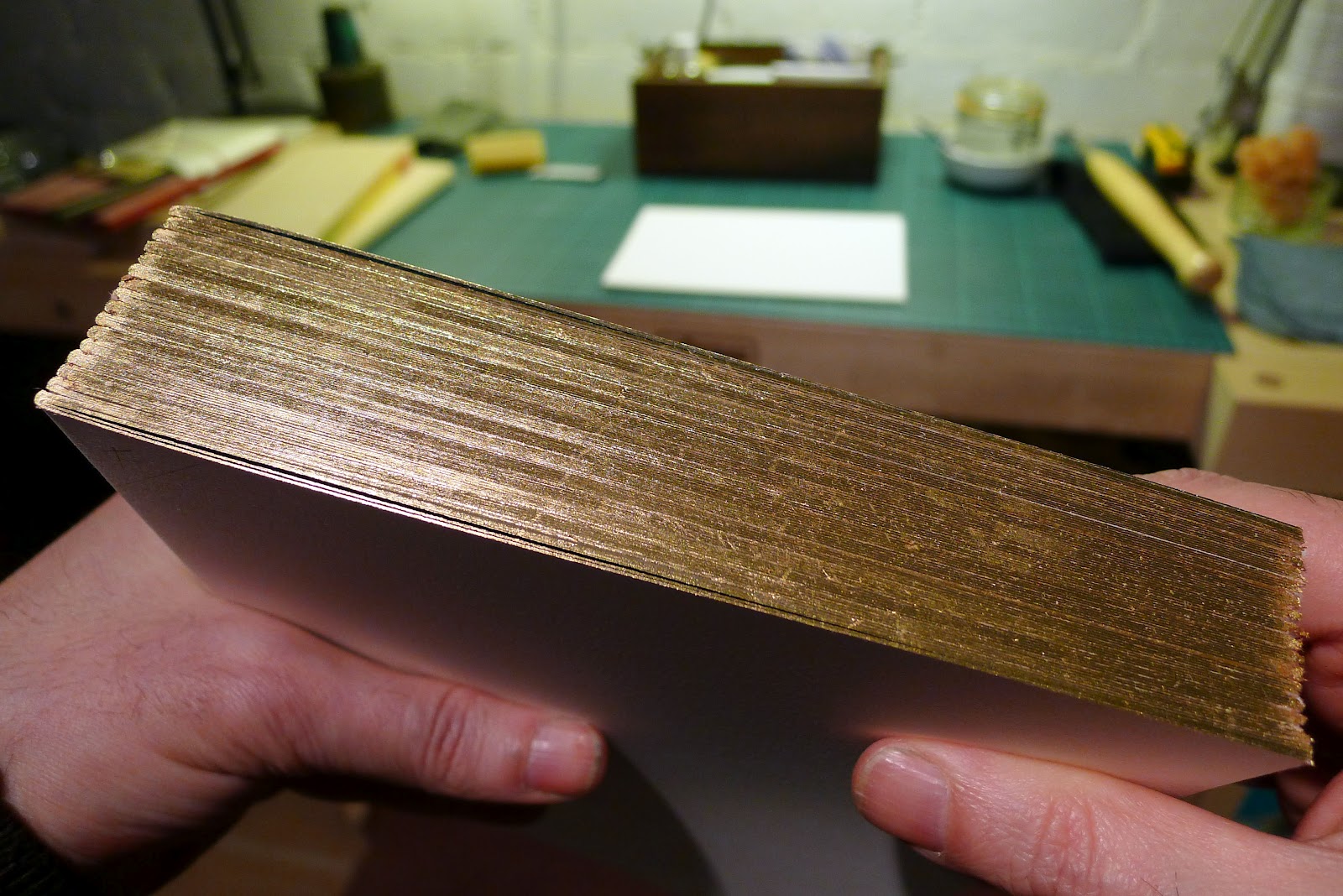 Papercut Bindery 2. Rough Edge Gilding