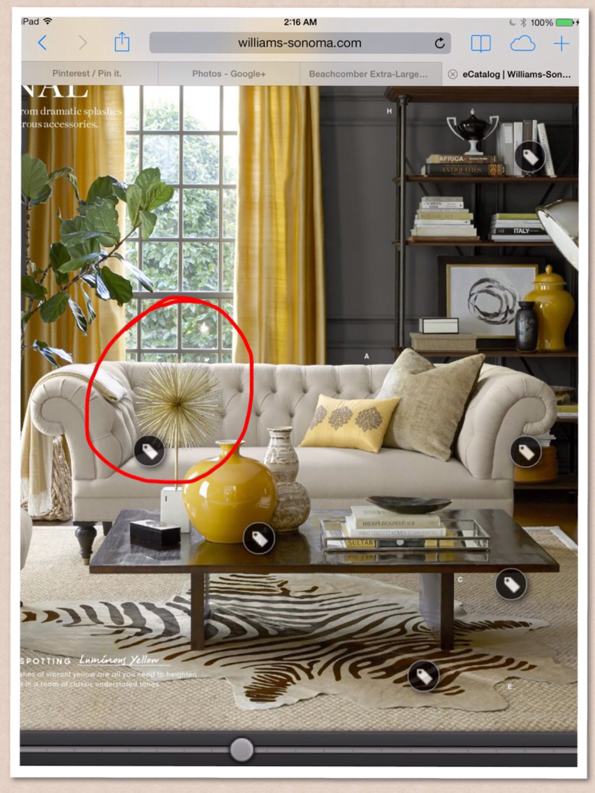 Avery Street Design Blog diy coffee table accessory