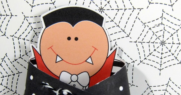 Sue&#039;s Stamping Stuff: Halloween Vampire Print and Cut-Treatie #15
