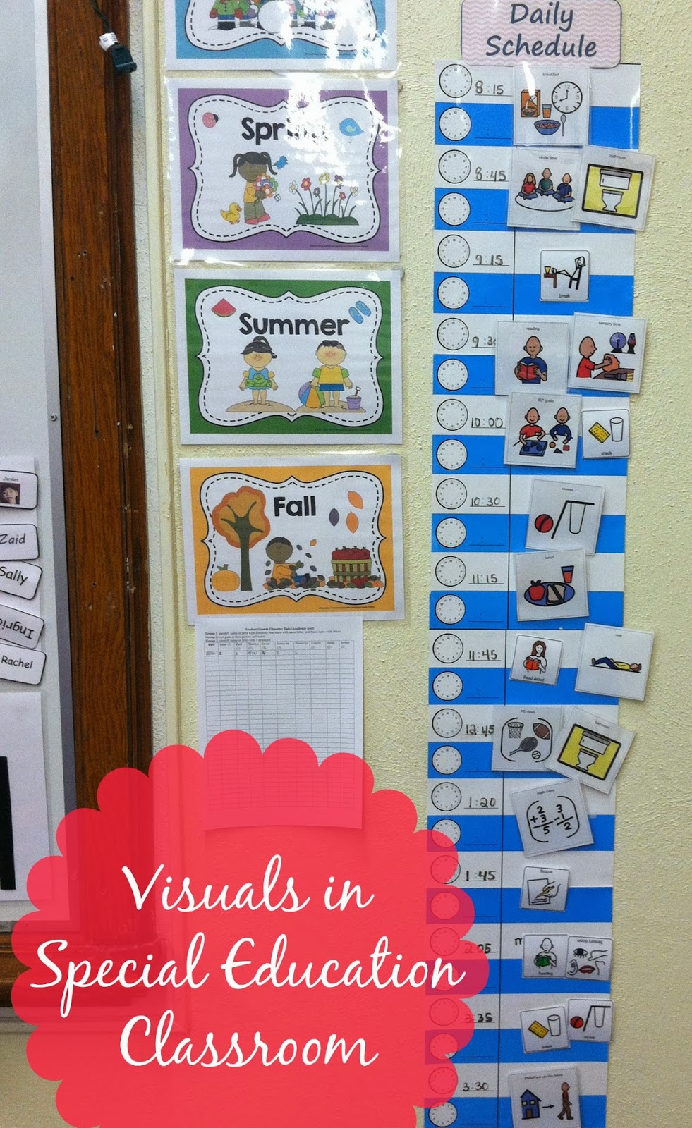 Little Miss Kim's Class Visuals in a Severe Special Education Classroom