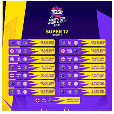 T20 ICC Men's T20 World Cup 2021 Time Schedule on DD Sports T20 ICC Men's T20 World Cup 2021 Time Schedule on DD Sports
