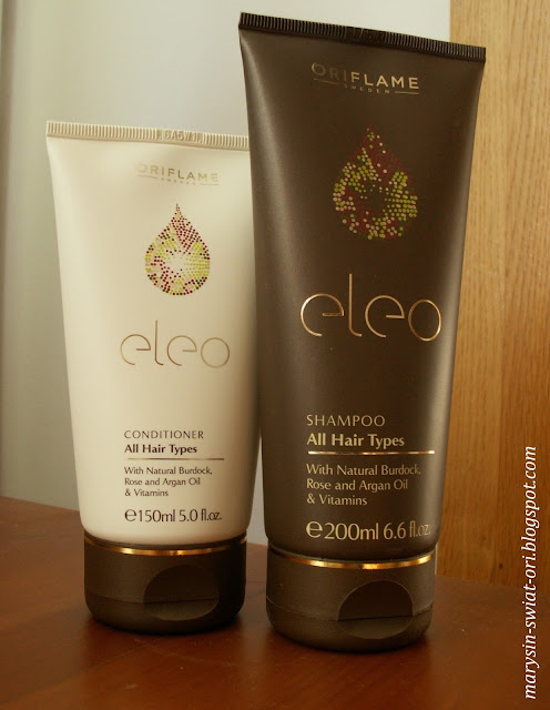 szampon i odżywka do włosów Eleo z Oriflame