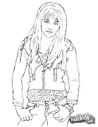 . garotada mais crescidinha: Hannah Montana, Taylor Swift, Ashley Tisdale, . (cool hannah montana coloring page source sh)