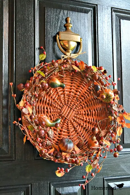 fall basket wreath www.homeroad.net
