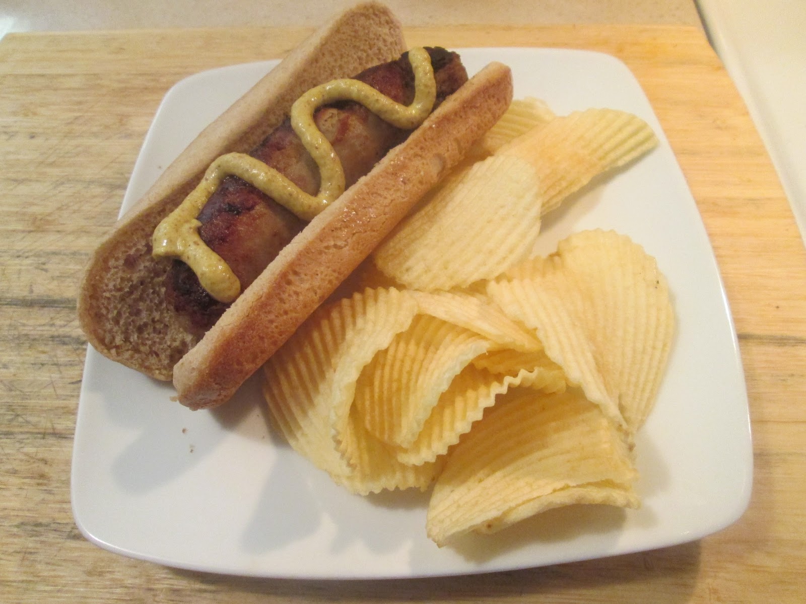 Diab2Cook Sweet Italian Turkey Sausage w/ Ruffle's Light Potato Chips