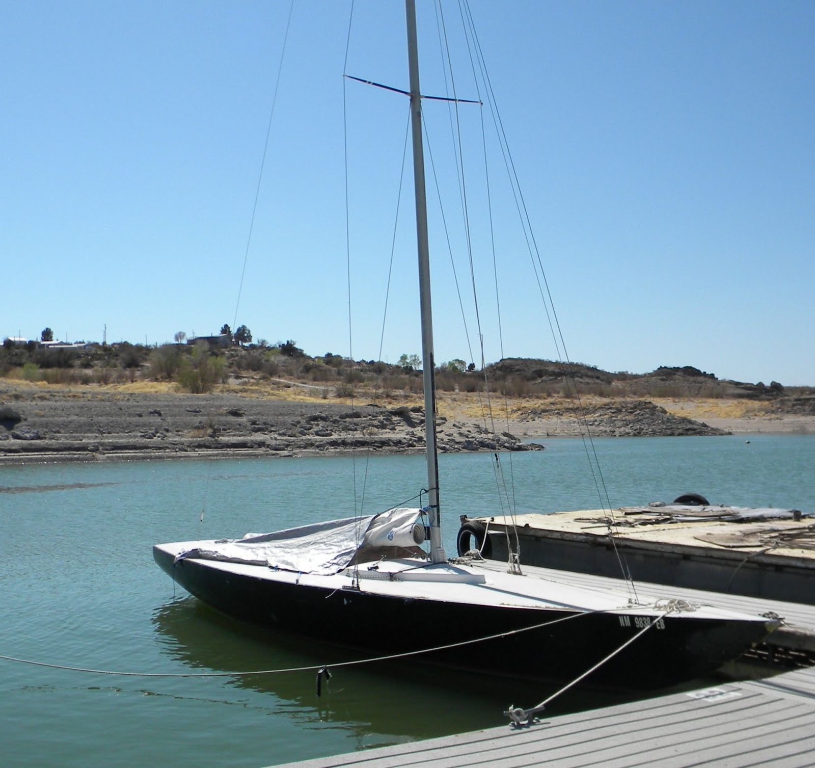Desert Sea New Mexico and Southwestern Sailing Lazy Day at Elephant Butte Lake