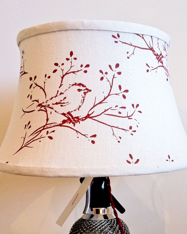 Bainbridge Blues Custom "Katie" Bird Lamp Shade