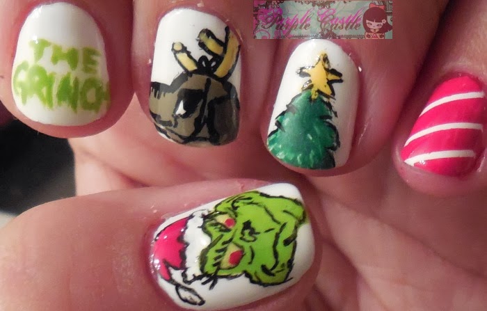 Purple Castle: The Grinch nails