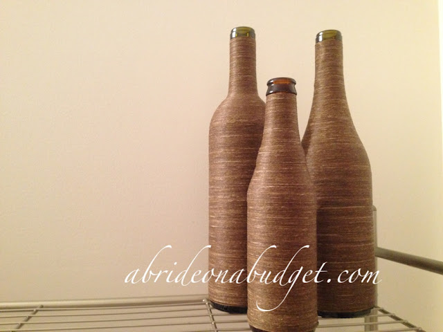  Twine-Wrapped Wine Bottle