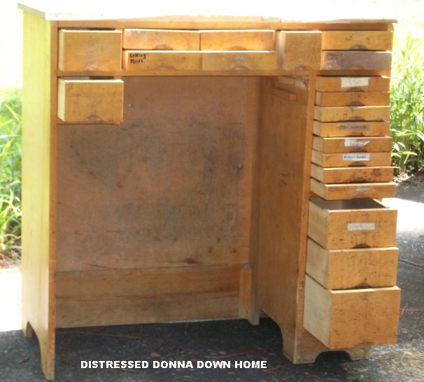 Distressed Donna Down Home Vintage Jeweler's Bench
