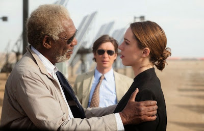 Morgan Freeman and Rebecca Hall
