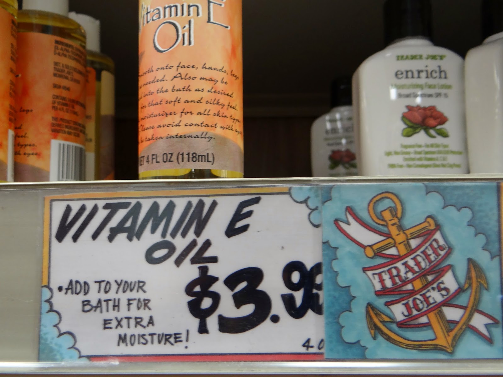 Trader Joe's 365 Day 77 Vitamin E Oil