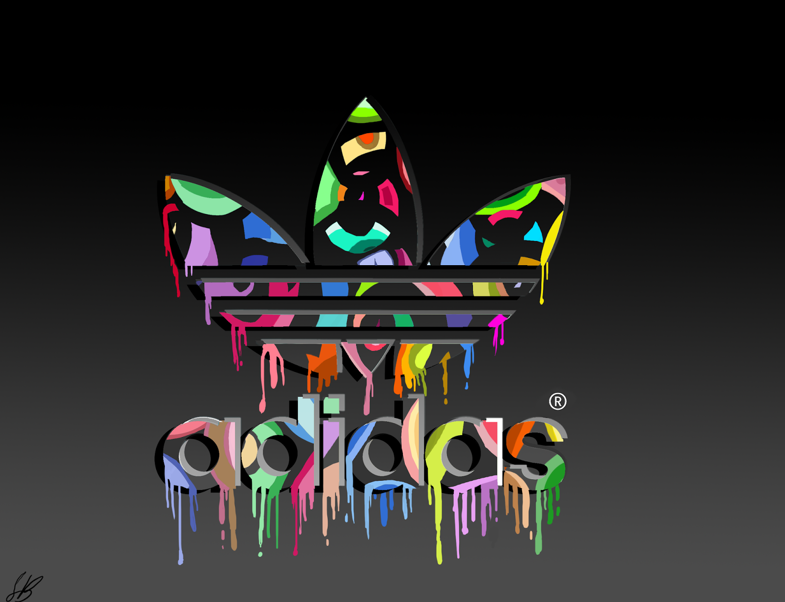 Adidas Logo Abstract Coloring Logo Designs Wallpaper Hd Phone RiQDtmaG