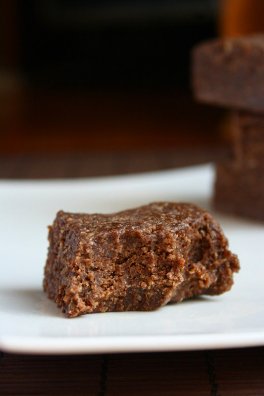 collecting memories Healthy Chocolate Oat Fudge Bars