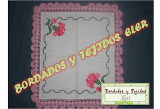 BORDADOS Y TEJIDOS ELER: SERVILLETAS EN PUNTO DE CRUZ