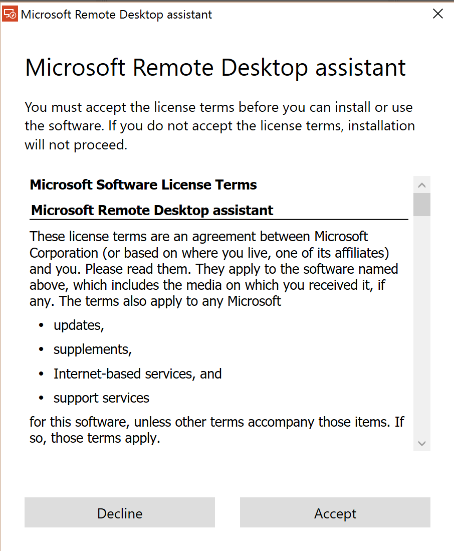Microsoft Remote Access Management Console